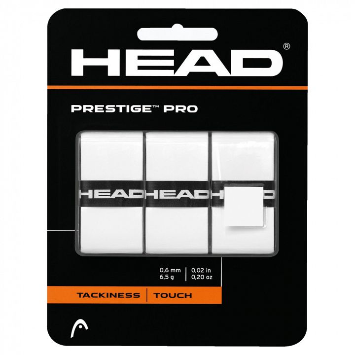 Head Prestige Pro Overgrip 3Pack White